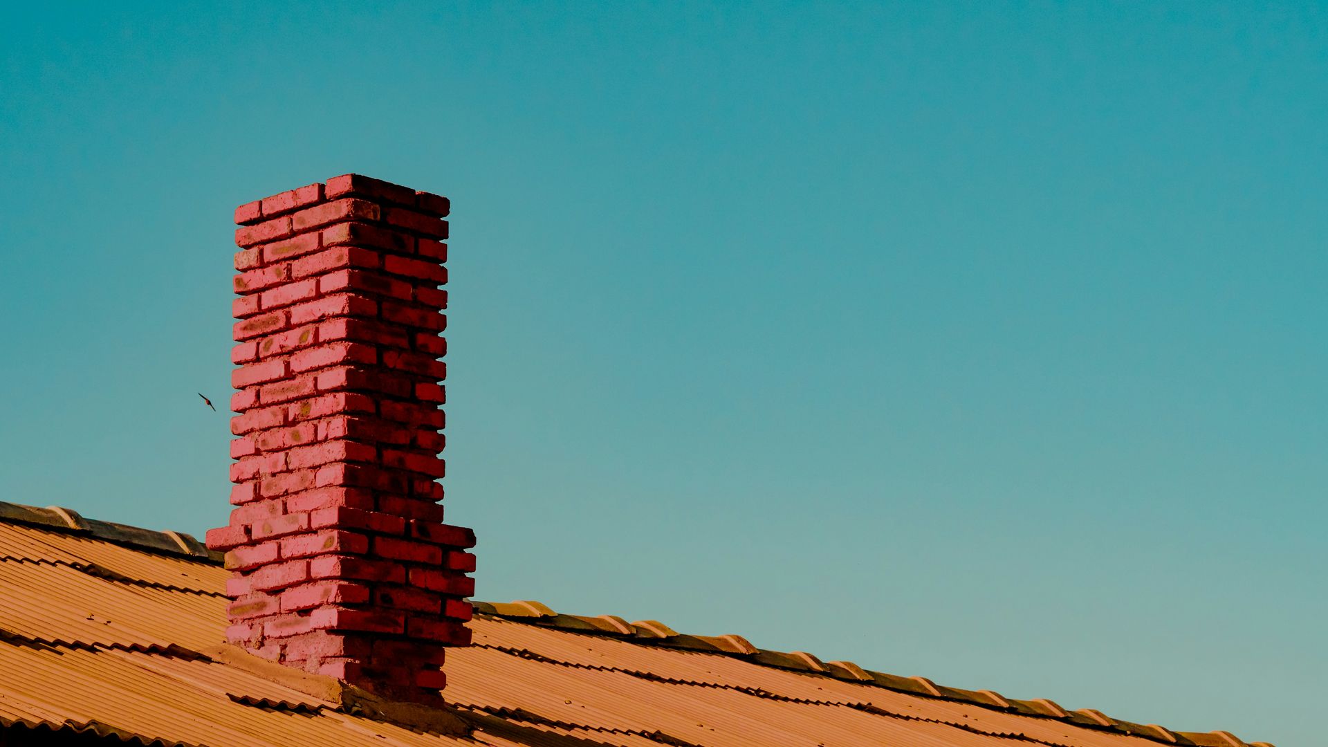 chimney of house