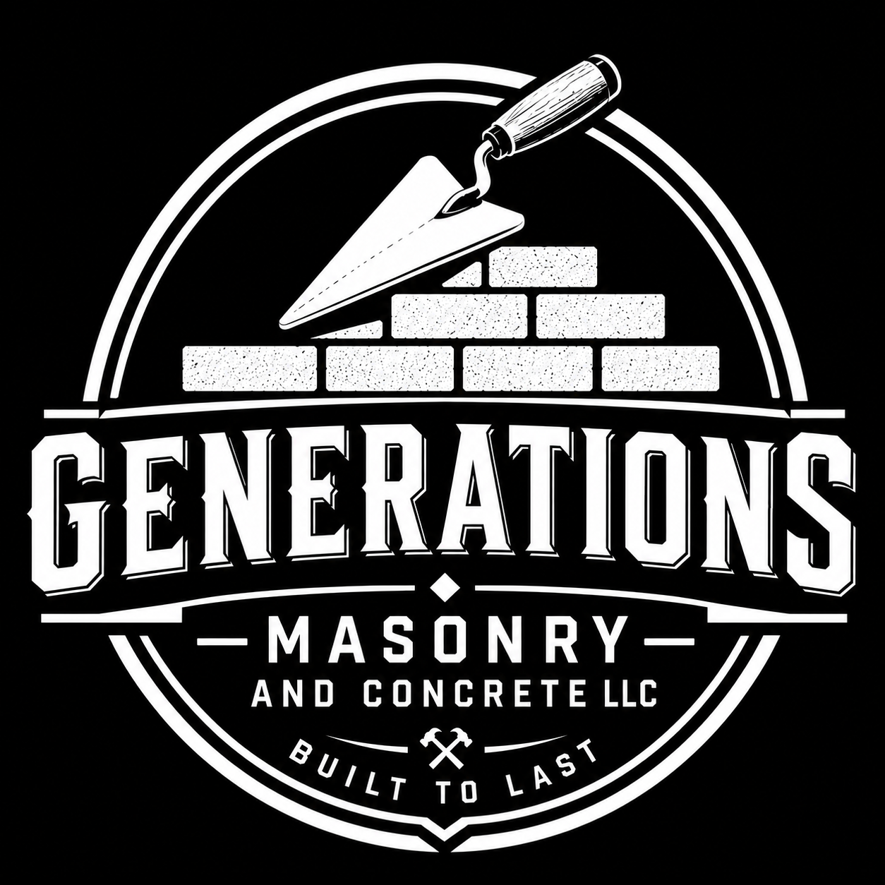 Generations Masonry and Concrete logo